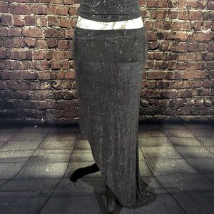 Sexy Shimmer Salsa Dance 2 Piece Halter Skirt Set